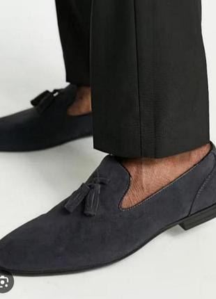 Лофери зі штучної замши  asos design  роз. 42.5-43 (укр..)