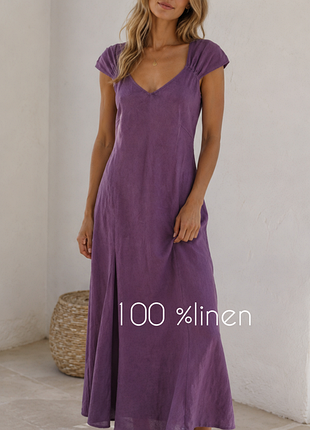 Paul costelloe розкішна лляна сукня максі 100% linen