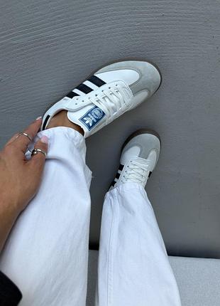 Adidas samba white/black 5