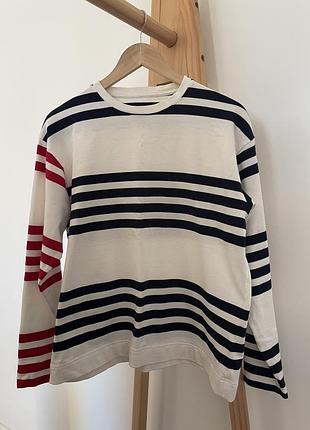 Лонгслів в смужку/ 100% cotton, португалія/ чоловічий, розмір m/l