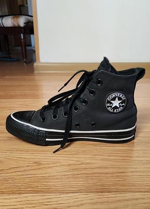 Оригінал! кеди converse підліткові чорні tectuff