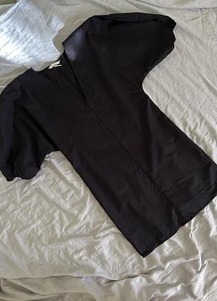Чорна сукня h&m міді xs віскоза бавовна