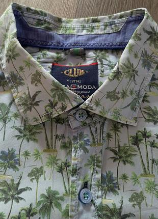 Гавайка, сорочка у гавайському стилі casa moda розмір 3xl