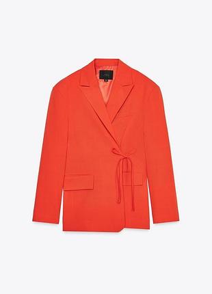 Яркий оверсайз блейзер zara