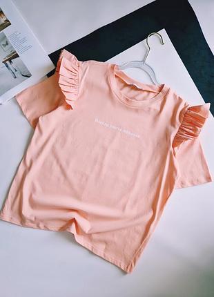 Стильна футболка zara р с бавовна сток
