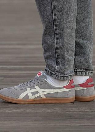 Кроссовки мужские, кроссовки женские, 1в1 люкс качество, кожа, asics onitsuka tiger tokuten deep ash, inter-2664