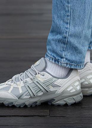 Кроссовки мужские, кроссовки женские, 1в1 люкс качество, кожа, asics gel somona 10-50 grey, inter-1640