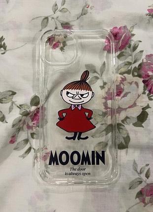 Чохол moomin для iphone 13 прозорий
