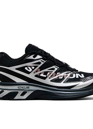 Кроссовки мужские, кроссовки женские, 1в1 люкс качество, кожа, salomon xt-mm6 x maison margiela black silver, inter-2653