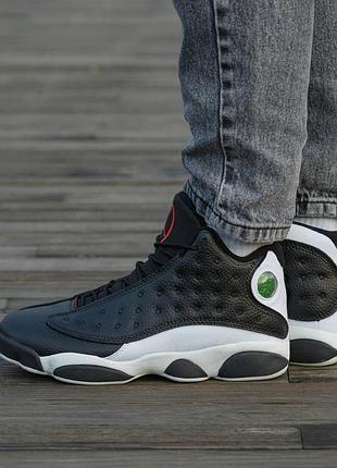 Кроссовки мужские, кроссовки женские, 1в1 люкс качество, кожа, air jordan retro 13 reverse he got game, inter-2518