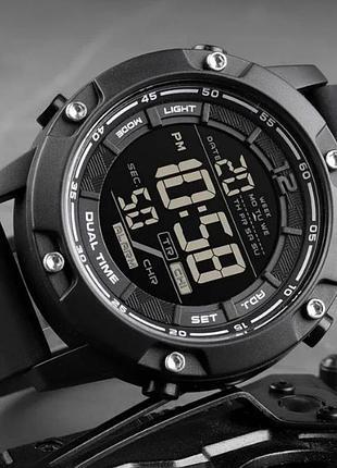 Чоловічий годинник skmei 1762bk all black, часы
