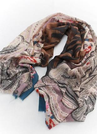 Широкий шерстяний шарф gerard darel