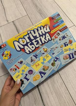 Розвиваючі пазли «логічна абетка»