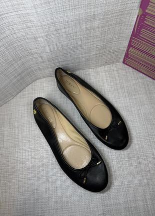 Оригинальные брендовые кожаные балетки lauren ralph lauren