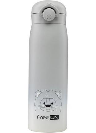 Термобутылка freeon 480 мл, grey