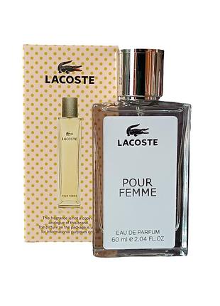 Жіночі парфуми (версія lacoste pour femme) 60 мл