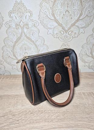 Винтажная мини-сумка trussardi mini boston / speedy (made in italy) - редкий экземпляр!