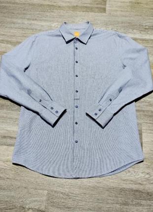 Чоловіча сорочка boss orange, розмір xl, slim fit.