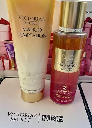 Набор victoria’s secret mango temptation мист лосьон