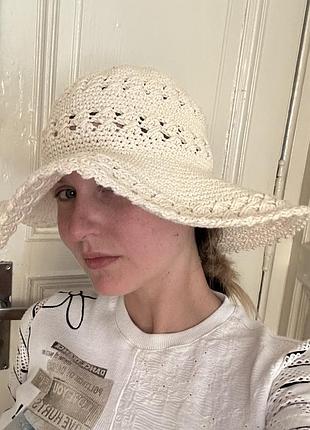 San diego hat капелюх жіночий літній пляжний вʼязаний