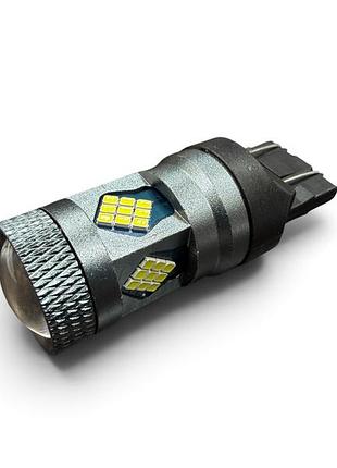 Led лампа 9-48v 7443-2016-45smd б/ц двоконтактна білий