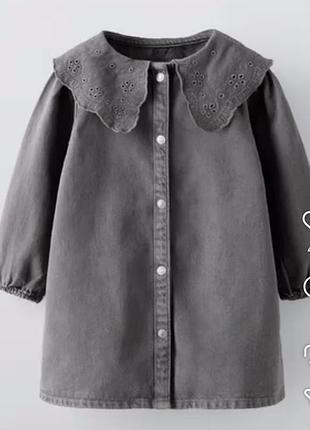 Сукня zara джинсова на зріст 104