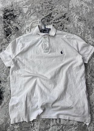 Футболка polo ralph lauren біла розмір m