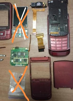 Запчастини корпуса samsung d900