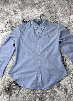 Сорочка жіноча ralph lauren розмір 12 блакитна