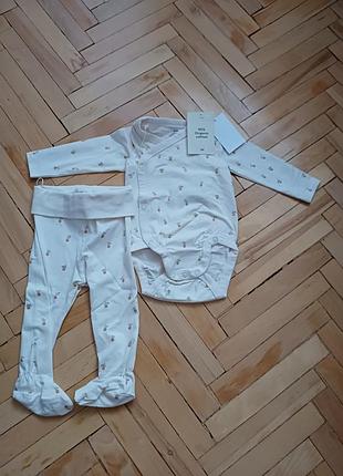 Боди штанишки ползунки комплект h&amp;,m m&amp;s