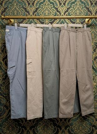 👖 мужские брендовые брюки и брюки m-xxl (busch, h.i.s., savane, marks &amp; spencer) | лотом или искусственно