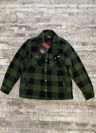 Весенняя плотная рубашка dickies portland в клетку тепла новая оригинал