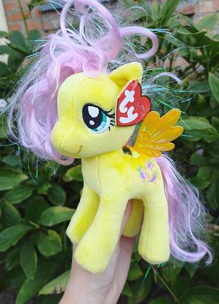 Пони флаттершай ty my little pony оригинал с биркой