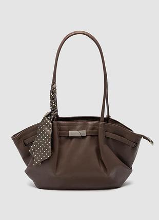 Сумка hudson bag brown/silver