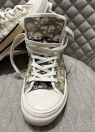 Високі кеди dior b23 high-top sneaker у класичному забарвленні 3