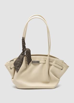 Сумка hudson bag cream/silver