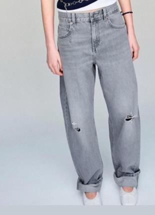 Джинси сірі zara