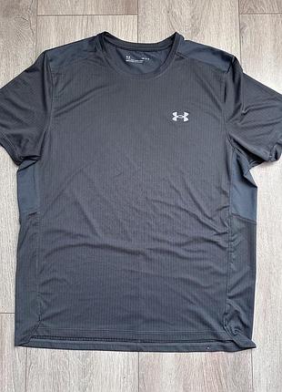 Мужская спортивная футболка under armour fitted (оригинал, l)