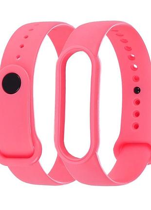 Ремешок силиконовый anchor для xiaomi mi band 5/ 6 розовый