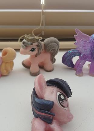 Коллекционные фигурки my little pony (май лет пони), набор 4 шт.