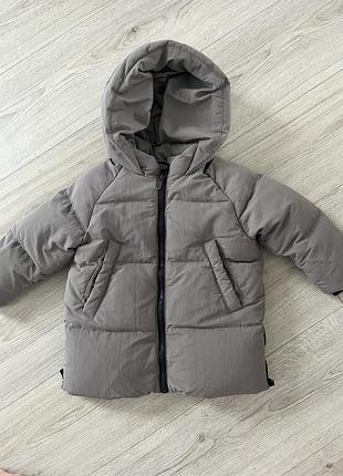 Пуховик zara, куртка зимова zara