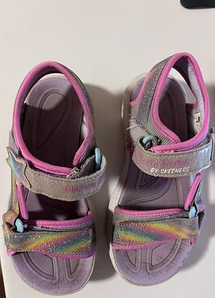 Дитячі сандалі skechers. для дівчинки