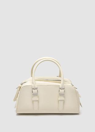 Сумка  lioré bag cream/silver 2