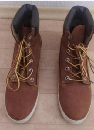 Нубуковые ботинки timberland earthkeepers