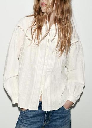 Сорочка з мереживом  zara m-l