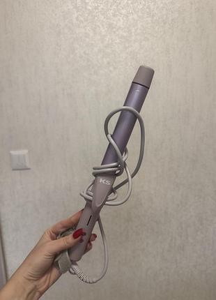 Плойка–локон для волосся ks proff 28 mm glosscurl lilac