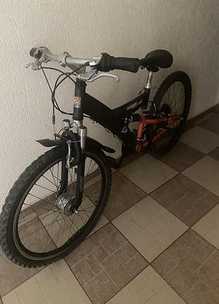 Горный велосипед full bike, 26”, двухподвес