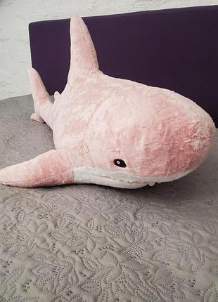 Игрушка акула розовая 100 см