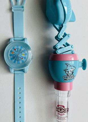 Набір акула 🦈 вискакуйчик та часи ⌚️ іграшкові