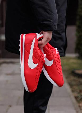 Nike cortez red white